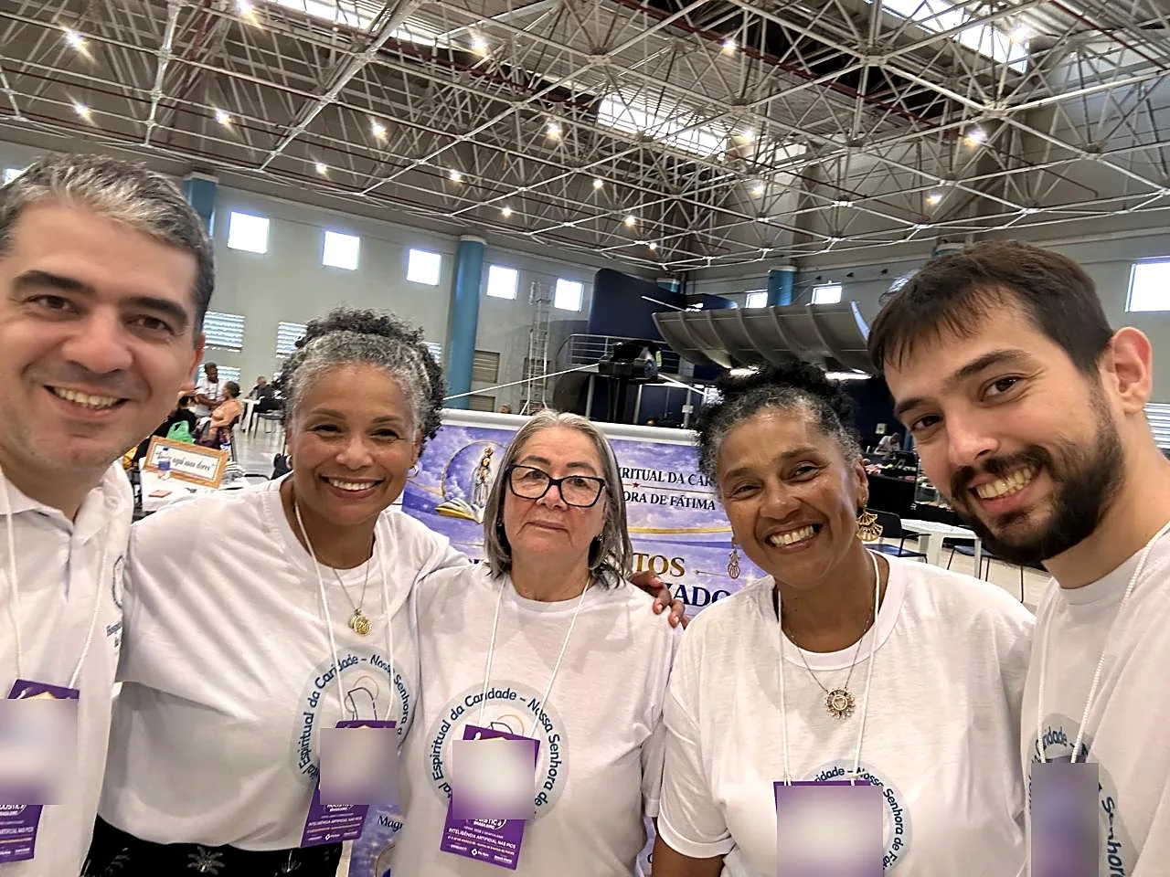 Voluntários do Hospital no Encontro Holístico Brasileiro, em Porto Alegre