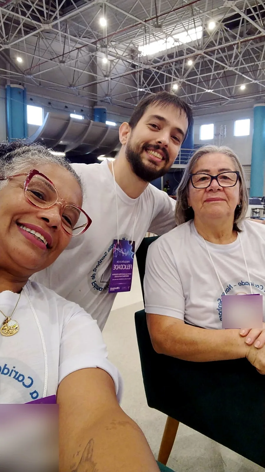 Voluntários do Hospital no Encontro Holístico Brasileiro, em Porto Alegre